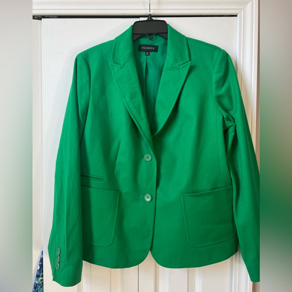 Talbots Green Blazer size 14